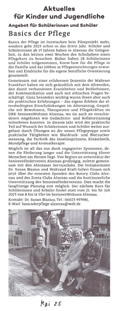 Presseartikel "Basics der Pflege"